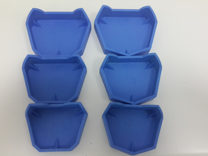 Силиконовая основа для заливки гіпсових моделей 6 шт. Zooble.com.ua