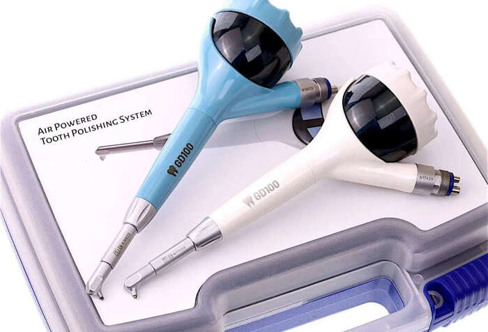 Содоструйка Піскострука (2 в 1) T4 М4 Компактний, повністю автоклавіруемий піскоструй Головка повертається на 180 град. Zooble.com.ua