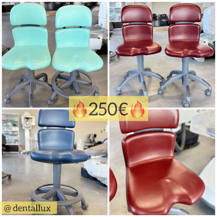 Стільчики SIRONA HUGO Оригінальна обшивка Акційна ціна 250€ DENTALLUX Львів 0962242230 Zooble.com.ua