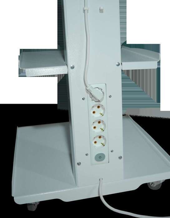 Стол металлический для электроприборов, StomTrade BINGO, удлинитель в комплекте. Zooble.com.ua