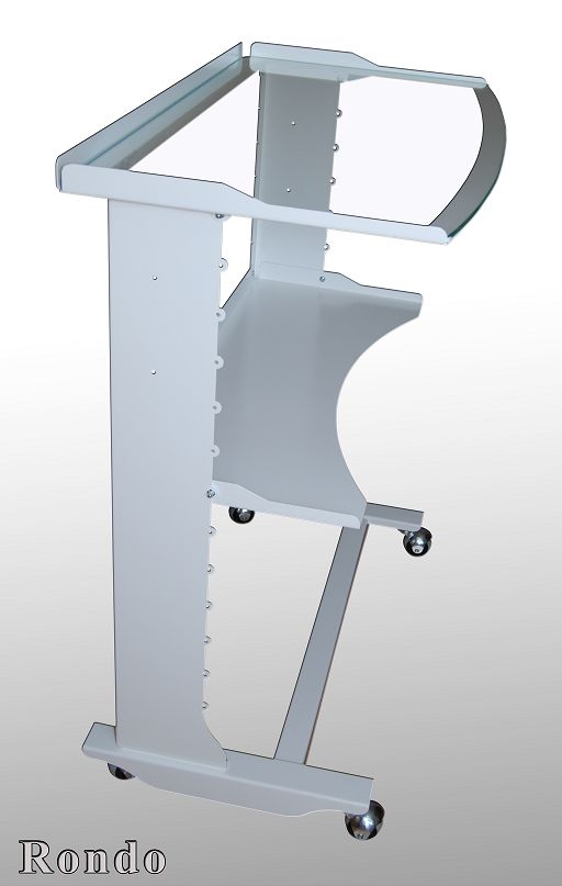 Стол стоматологический StomTrade RONDO. 2-х полочный, для инструментария и расходных материалов Zooble.com.ua