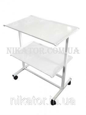 Столик стоматолога. Материал: сталь с полимерным покрытием. Габаритные размеры: 655 х 415 х 780 мм Zooble.com.ua