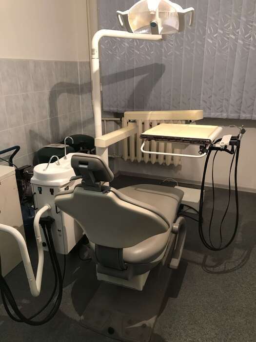 Стоматологическая установка ETI (Израиль), модель Panda, на стомат. кресле Tecnodent с компрессором Zooble.com.ua