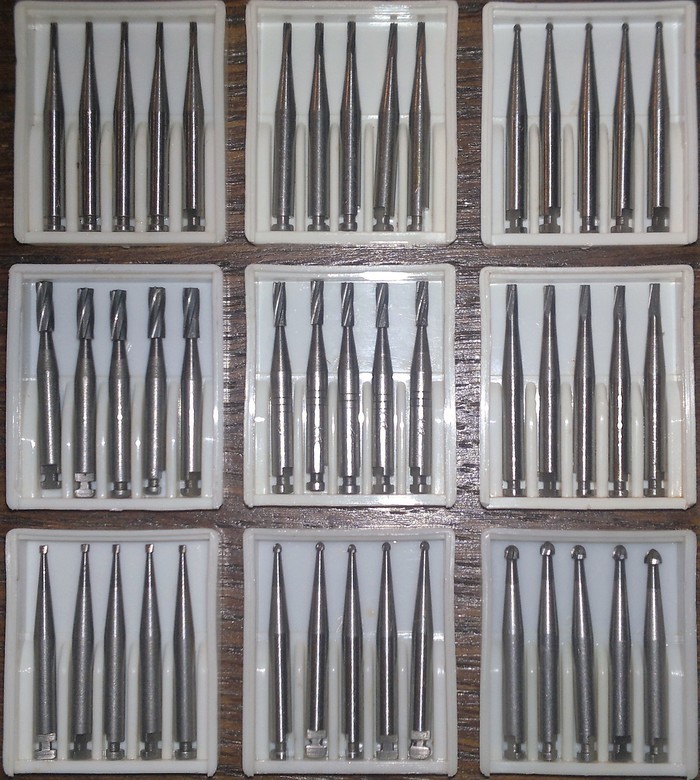 Стоматологические боры: алмазные, твердосплавные и стальные. Zooble.com.ua