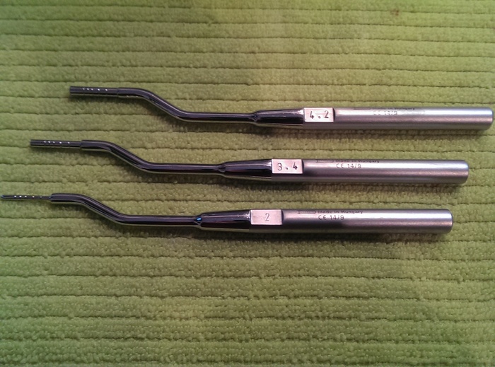 Стоматологические угловые остеотомы, набор для закрытого синус - лифтинга entech. Продаются набором Zooble.com.ua