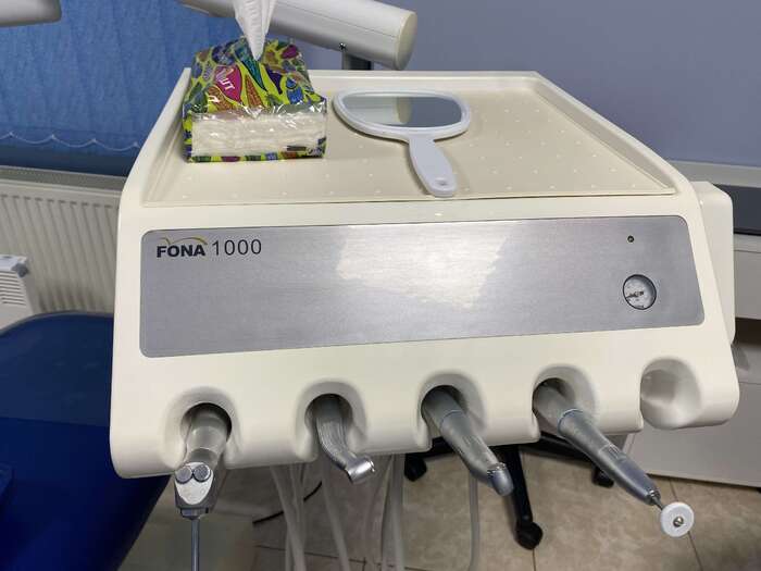Стоматологічна установка Fona1000C + стілець лікаря. Робочий стан Zooble.com.ua