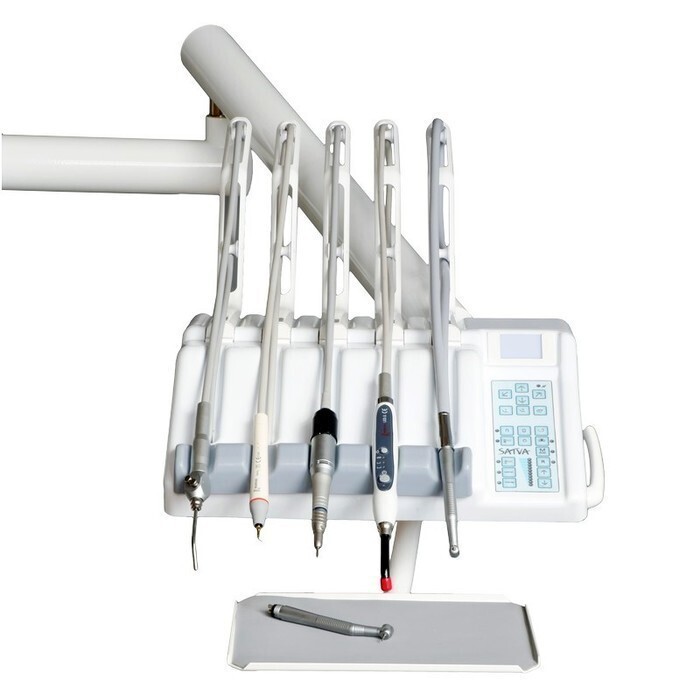 Стоматологічна установка навісна Сатва Комбі Н5 з кріслом пацієнта. Стоматологическая установка Satva Zooble.com.ua