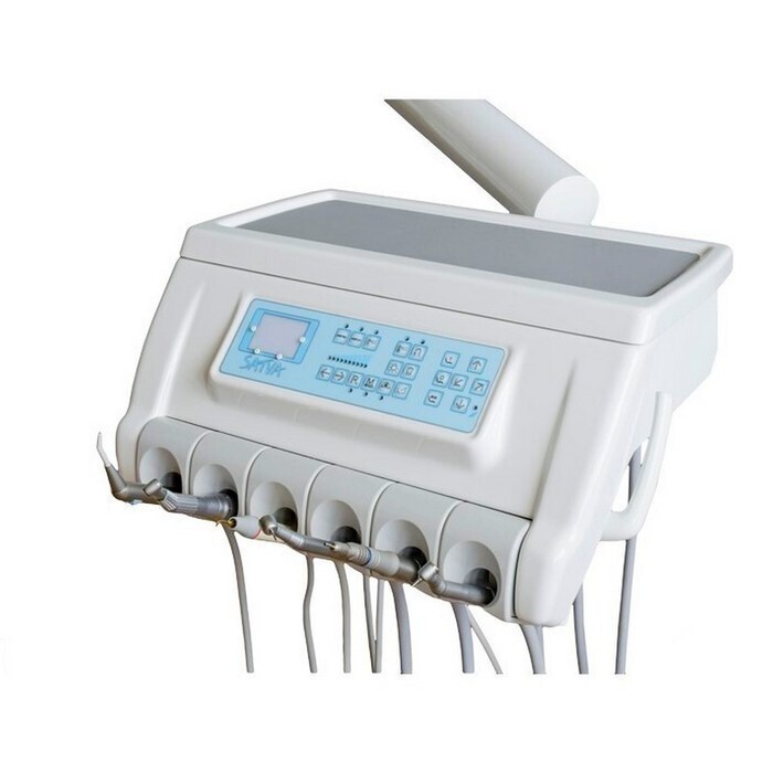 Стоматологічна установка навісного типу САТВА КОМБИ НВ6 з кріслом пацієнта. Стомат установка Сатва Комби НВ6 нижняя пода Zooble.com.ua