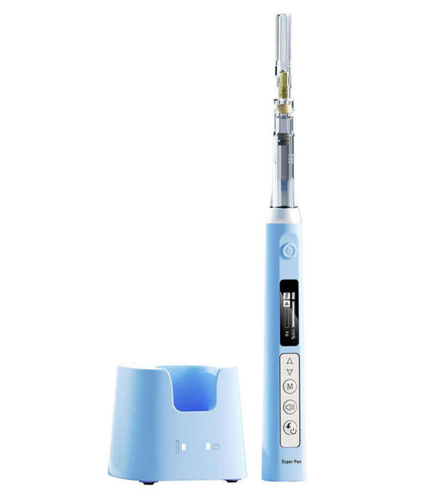 Super Pen, безпровідний прилад для анестезії (СуперПен), колір - блакитний, виробник Woodpecker, ТМ DTE Zooble.com.ua