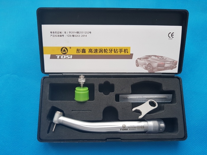 Терапевтичний наконечник TOSI TX-112 на гарантии! Керамические подшипники, 4-канальный. Додатковий ротор +300грн Zooble.com.ua