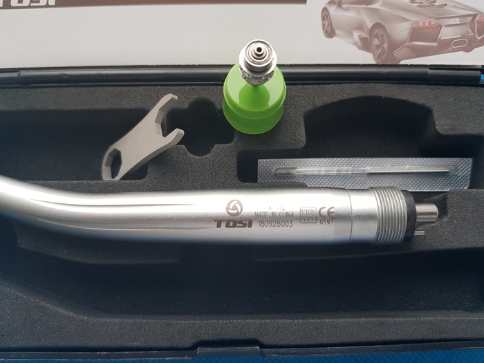 Терапевтичний наконечник TOSI TX-112 на гарантии! Керамические подшипники, 4-канальный. Додатковий ротор +300грн Zooble.com.ua