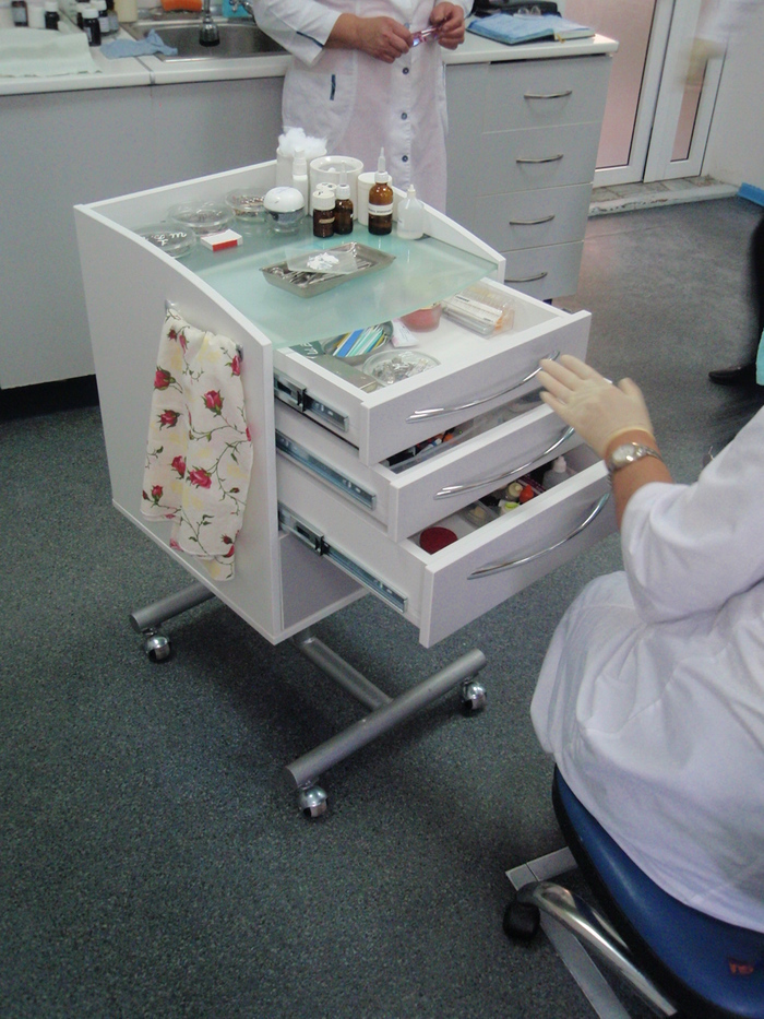 Тумба стоматологічна мобільна ТС-4 від SpecMed (м. Бровари) Zooble.com.ua