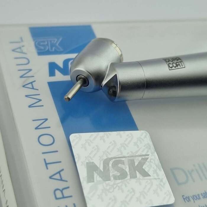 Турбінний хірургічний наконечник із кутом 45 градусів LED (М4, кнопкова фіксація бору) Zooble.com.ua