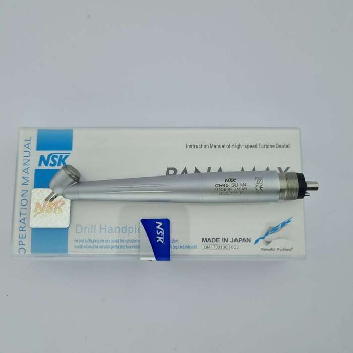 Турбінний хірургічний наконечник із кутом 45 градусів LED (М4, кнопкова фіксація бору) Zooble.com.ua