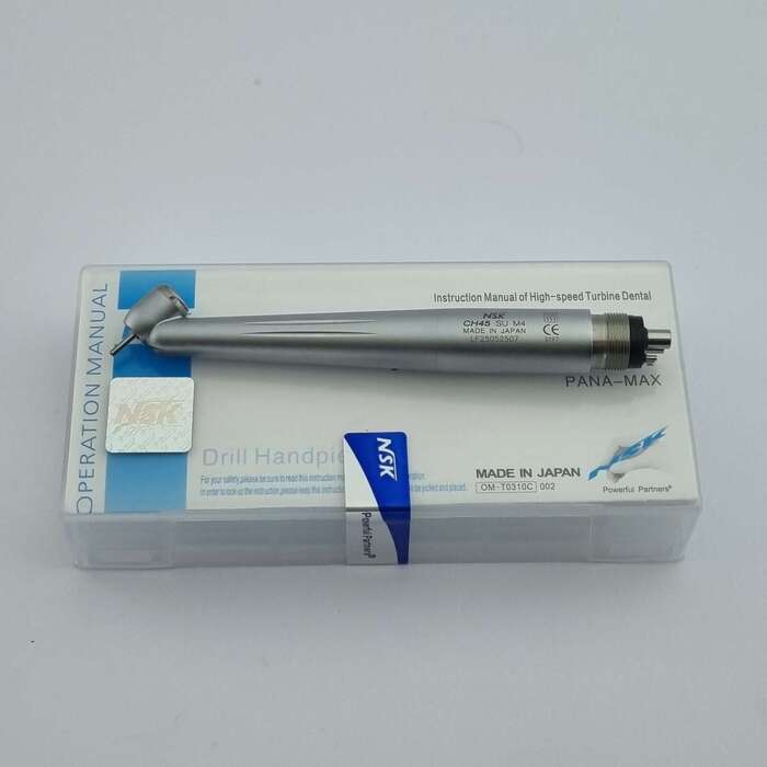 Турбінний хірургічний наконечник із кутом 45 градусів LED (М4, кнопкова фіксація бору) Zooble.com.ua