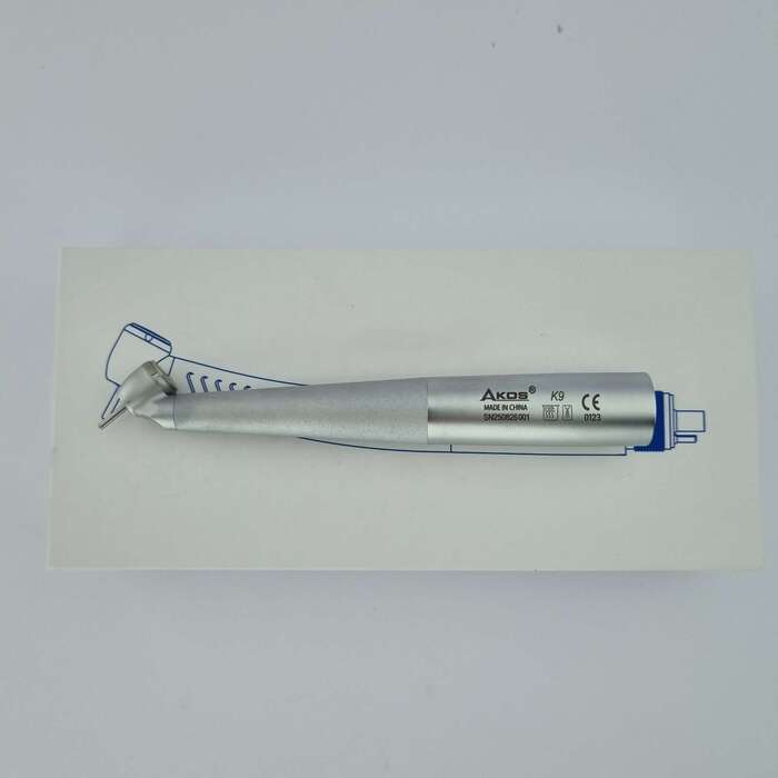 Турбінний хірургічний наконечник із кутом 45 градусів LED (зєднання Мультифлекс тип Kavo , кнопкова фіксація бору) Zooble.com.ua
