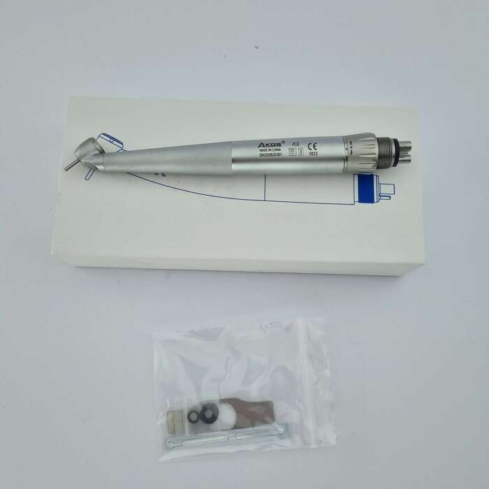 Турбінний хірургічний наконечник із кутом 45 градусів LED (зєднання Мультифлекс тип Kavo , кнопкова фіксація бору) Zooble.com.ua