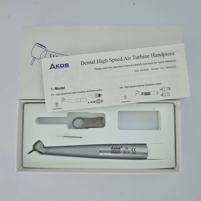 Турбінний хірургічний наконечник із кутом 45 градусів LED (зєднання Мультифлекс тип Kavo , кнопкова фіксація бору) Zooble.com.ua