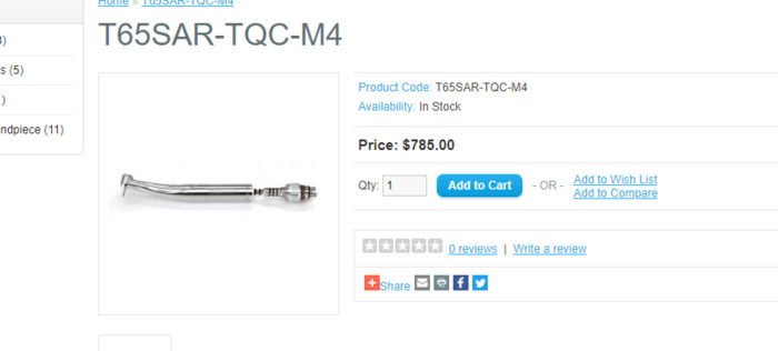 Турбінний наконечник TEC USA + мультифлекс Zooble.com.ua