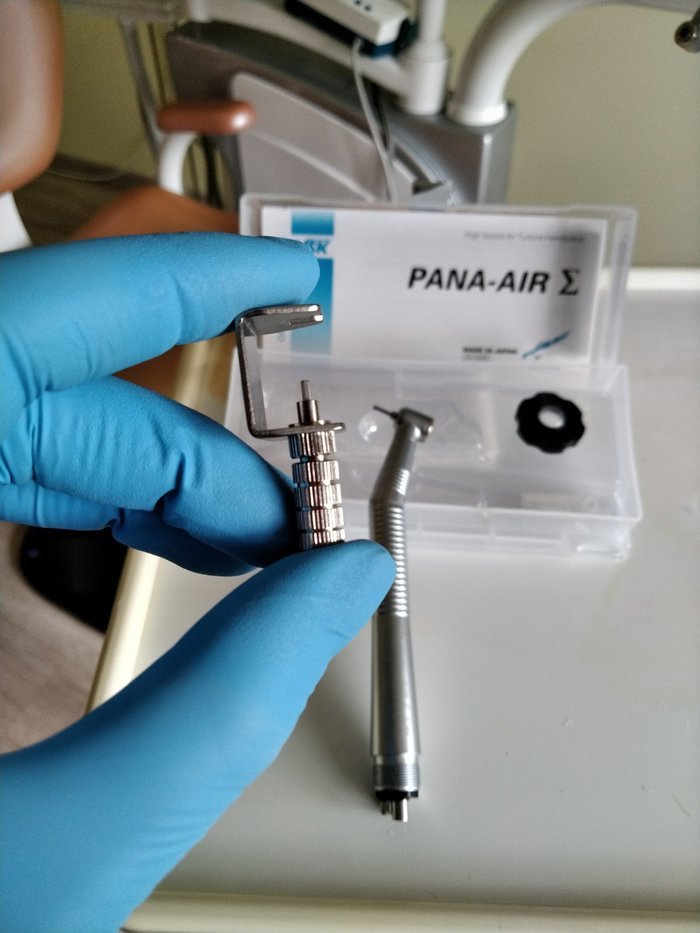 Турбинный наконечник NSK Pana Air Standart - 4-х канальных - Керамические подшипники - Фиксация ключ Zooble.com.ua