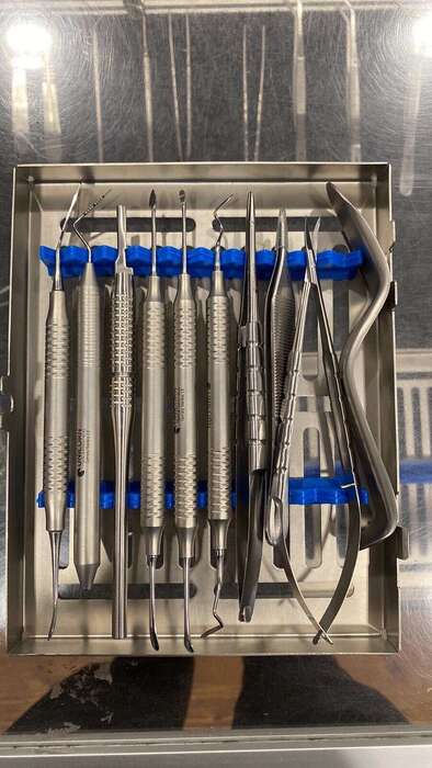 Unicorn хірургічний набір 9 інструментів+касета для стерилізації! Zooble.com.ua