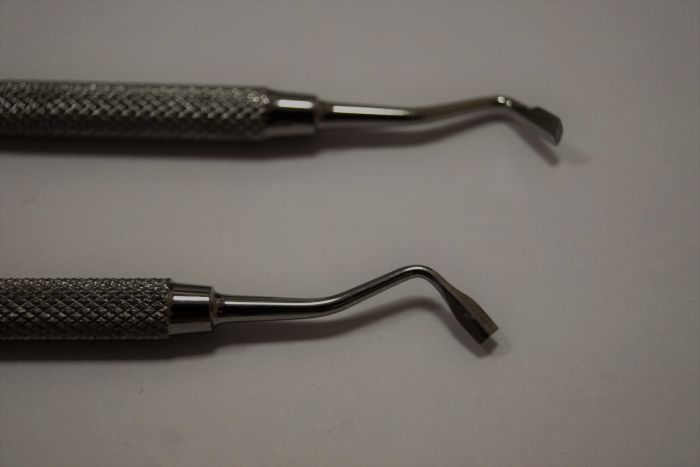 Уплотнитель кости двухсторонний/ Инструмент для запаковки кости при расщеплении альвеолярного гребня (продаются набором) Zooble.com.ua