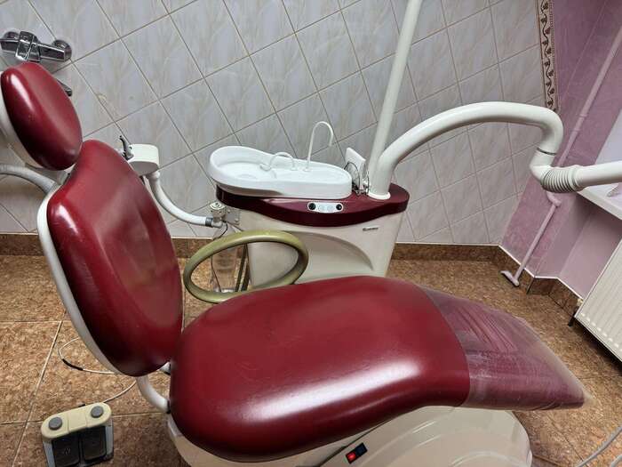 Установка Chiromega 654 duet, ТЕРНОПІЛЬ, робоча, мікромотор, скейлер вудпекер, лампа, сепаратор cattani. Zooble.com.ua