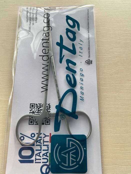 Зажим гемостатичний Kelly DenTag(Italy) на складі! Zooble.com.ua